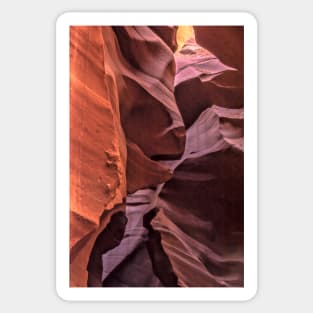 Turtle Wall In Lower Antelope Canyon Sticker